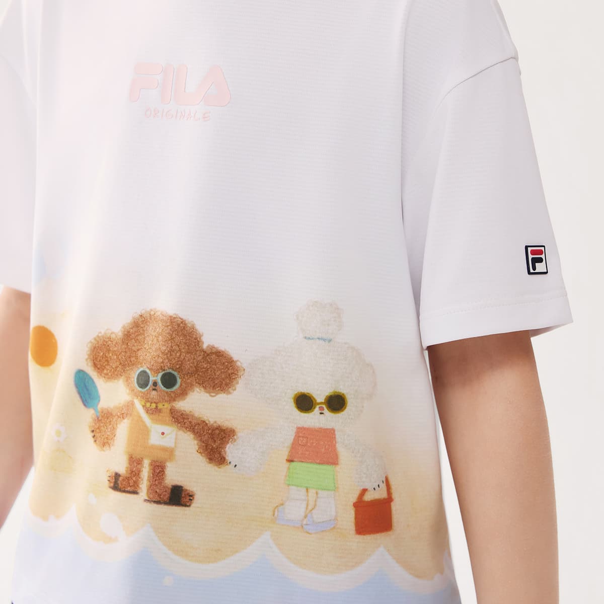 Футболка FILA KIDS T-рубашка с принтом по всей поверхности детская - изображение 5