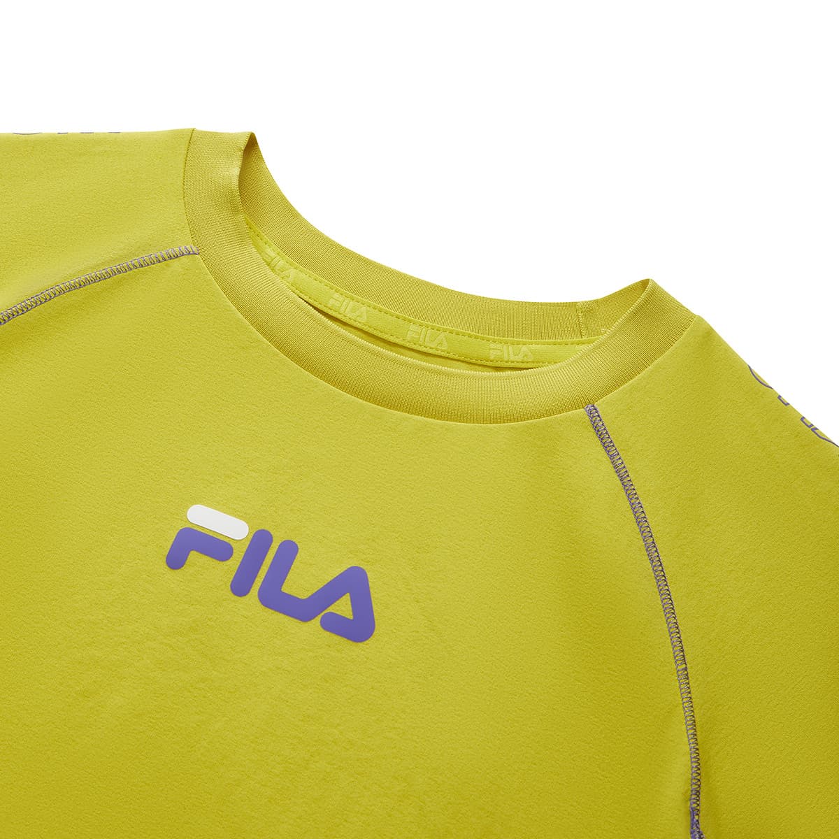 Футболка FILA KIDS Футболка с коротким рукавом FPF с золотыми блестками для детей - изображение 3