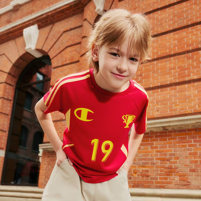 Футболка Champion Kids T-рубашка SS26 для детей - изображение 6