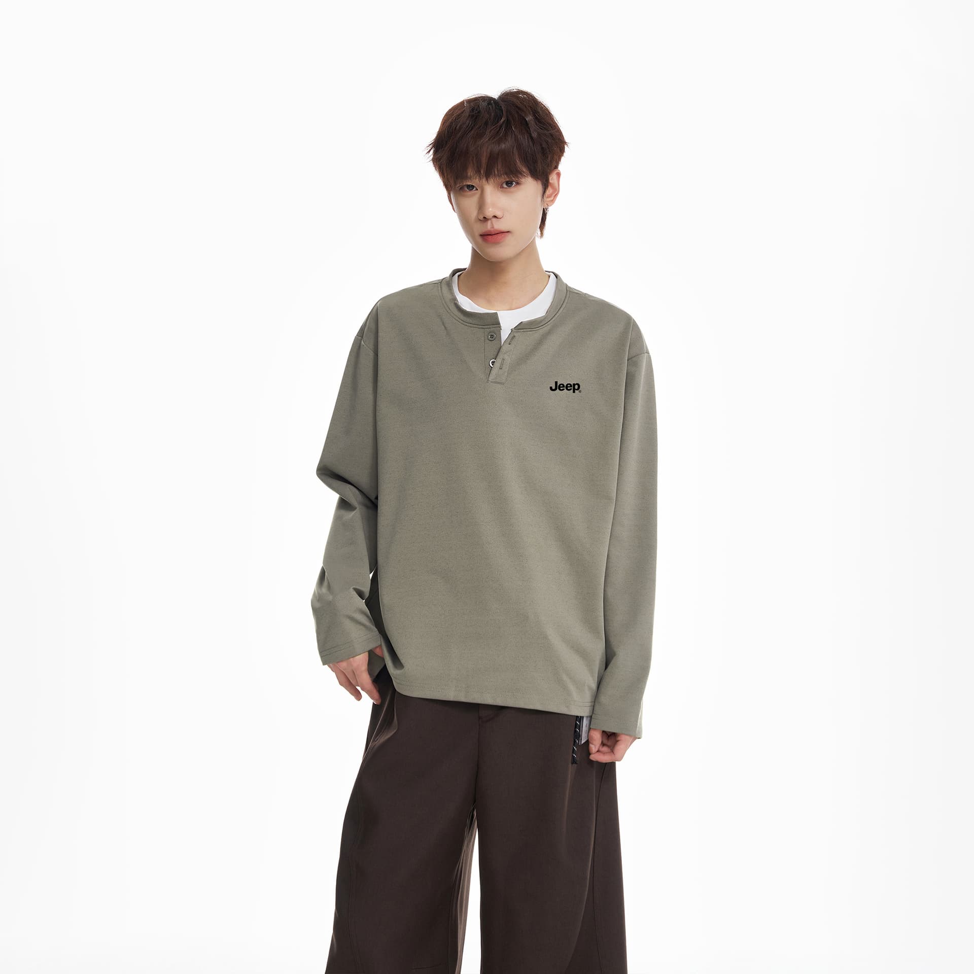 Кофта Jeep Long-Sleeved T-Shirt Унисекс - изображение 3