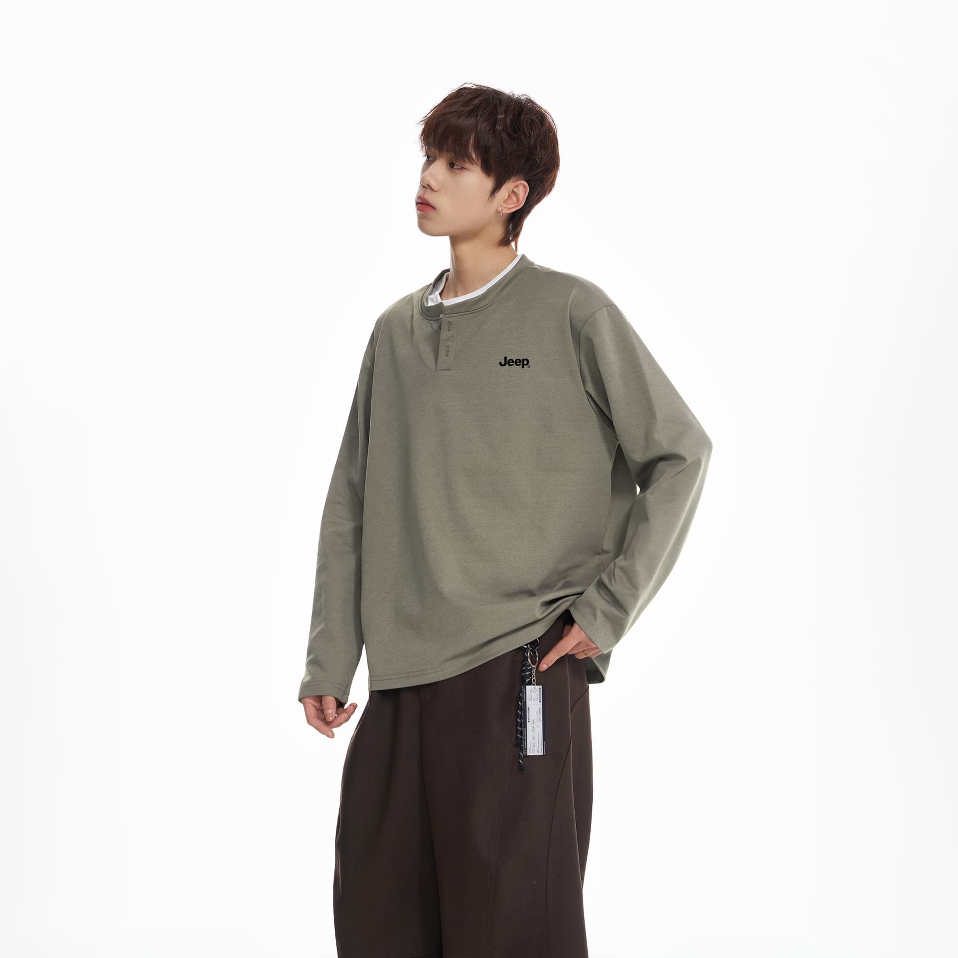 Кофта Jeep Long-Sleeved T-Shirt Унисекс - изображение 2