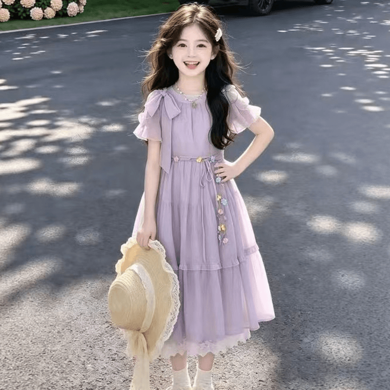 PIERRE CARDIN Фиолетовые Детские Платья - изображение 3