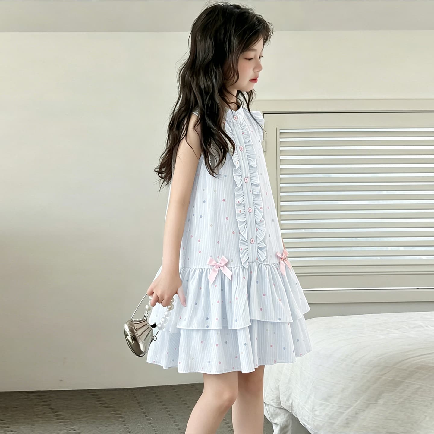 PIERRE CARDIN Фиолетовые Детские Платья - изображение 3