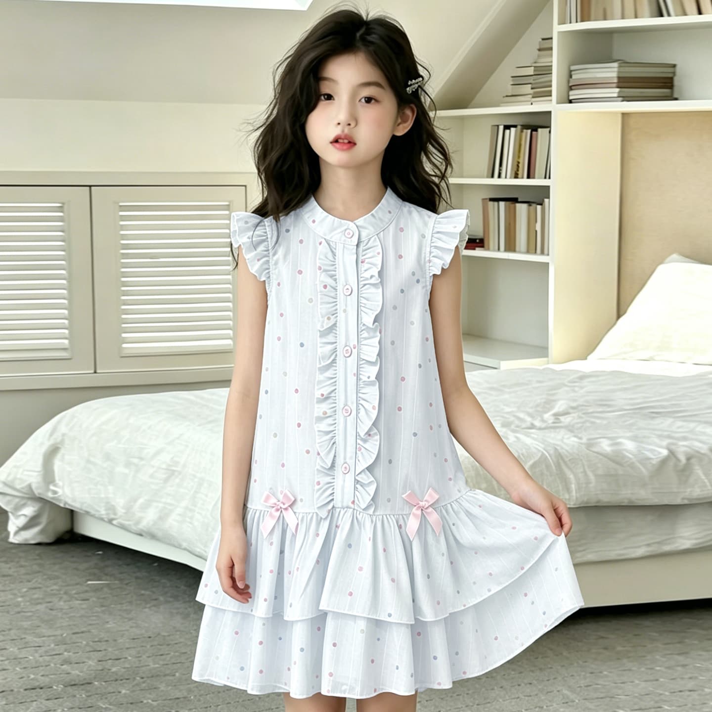PIERRE CARDIN Фиолетовые Детские Платья - изображение 2