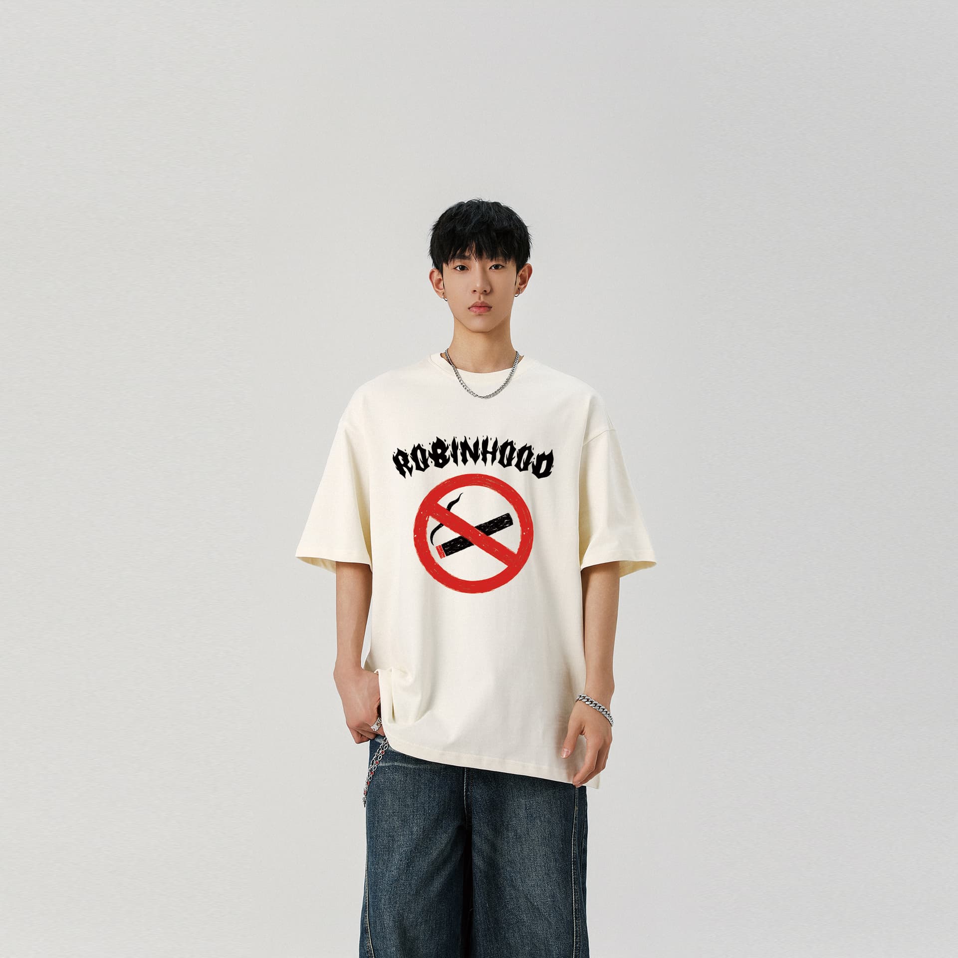 Футболка ROBINHOOD NOSMOKINGlogo T - изображение 3