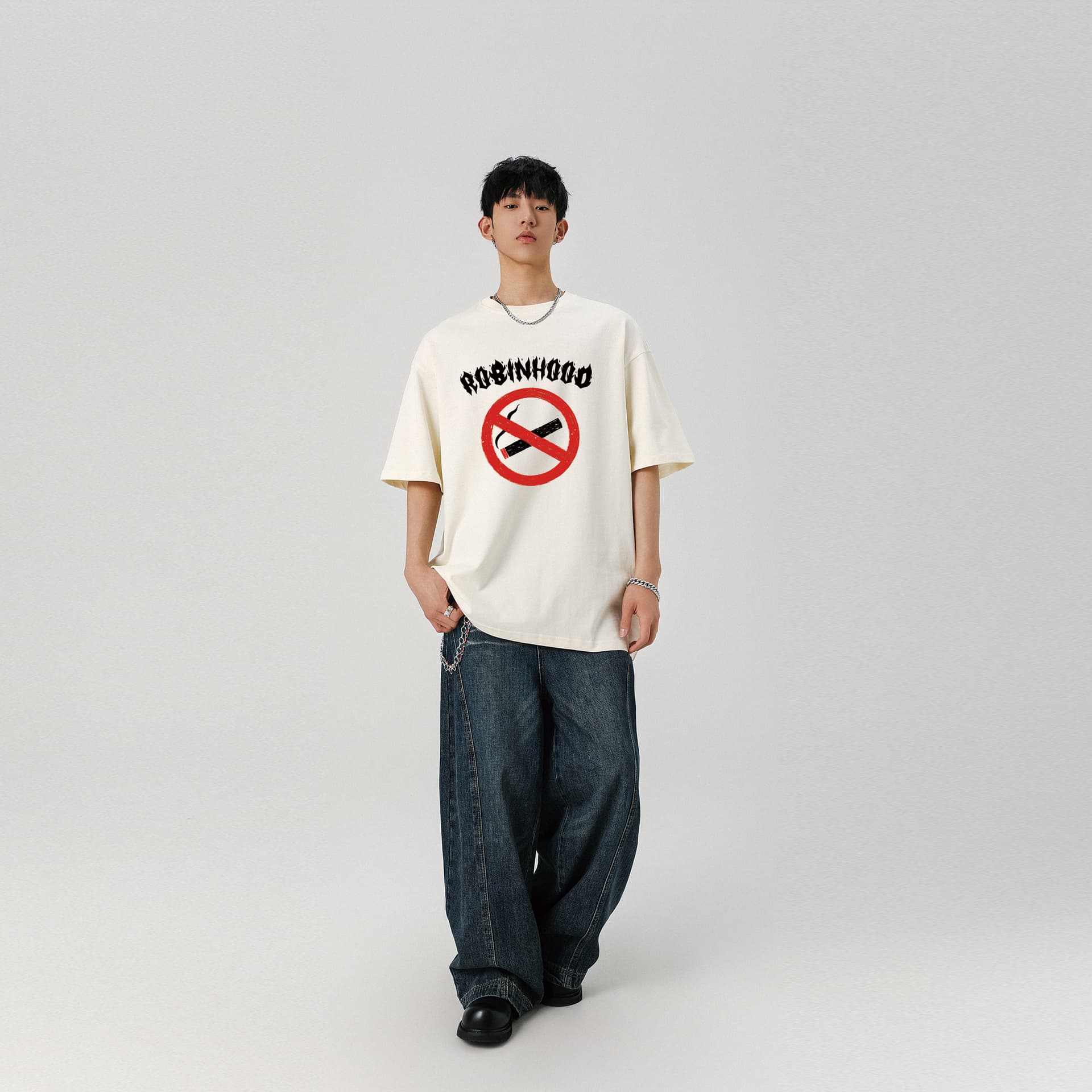 Футболка ROBINHOOD NOSMOKINGlogo T - изображение 4