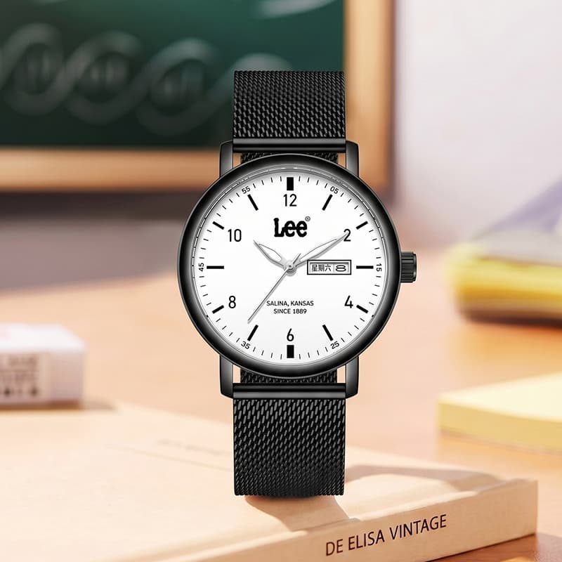 Механические часы Lee Кварцевый механизм Унисекс Часы 48mm*40mm*9,7mm Белый - изображение 6