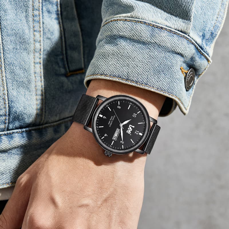 Механические часы Lee Кварцевый механизм Унисекс Часы 48mm*40mm*9,7mm Белый - изображение 4