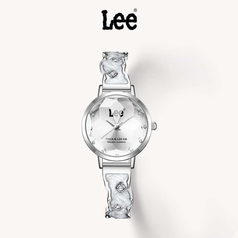 Механические часы Lee Кварцевый механизм Женские часы 36,6 мм*30,4 мм*11 мм Серебряный - изображение 6
