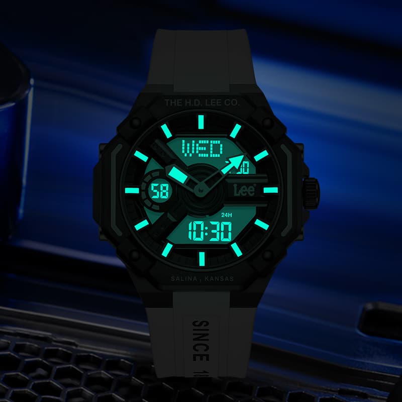 Механические часы LEE Электронный механизм Унисекс Часы 48mm*46mm*14mm Черный - изображение 4