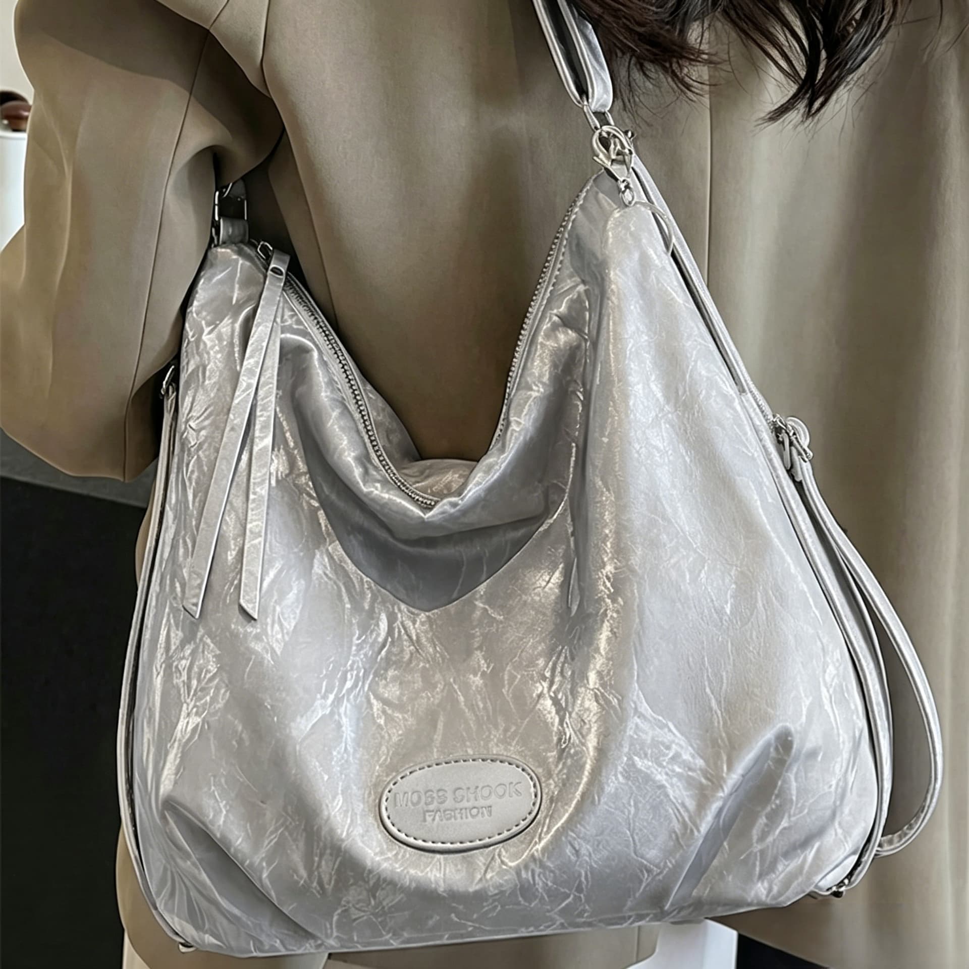 Рюкзак Tonlion Рюкзаки Silver Women's - изображение 5
