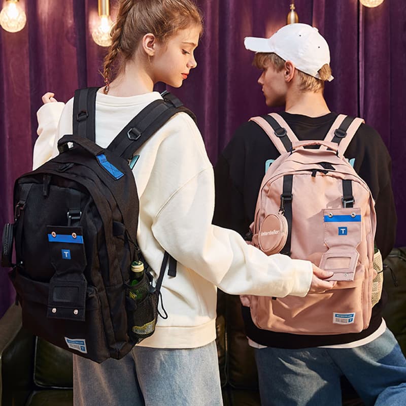 Рюкзак Tonlion Oxford Backpack Unisex Black Tonlion Оксфорд Рюкзак Унисекс Черный - изображение 5