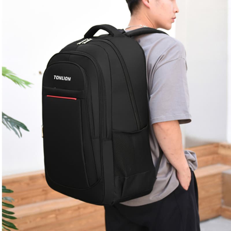 Рюкзак Tonlion Oxford Backpack Мужской Черный - изображение 7