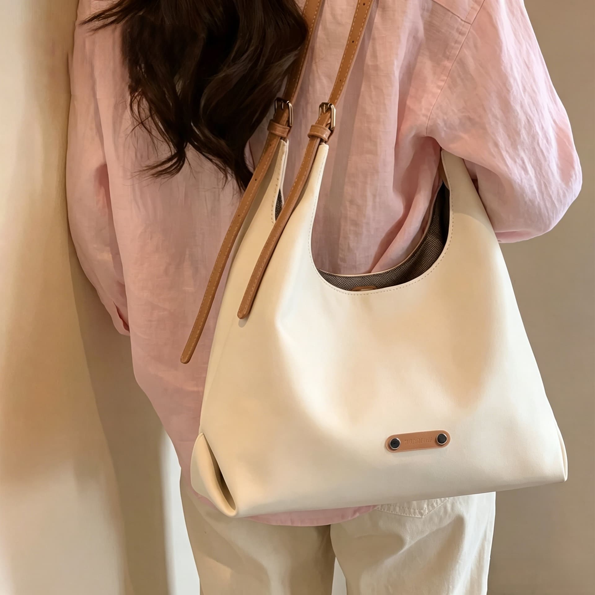 Сумка через плечо Tonlion ПУ (полиуретан) Сумки кросс-боди Women's White - изображение 3