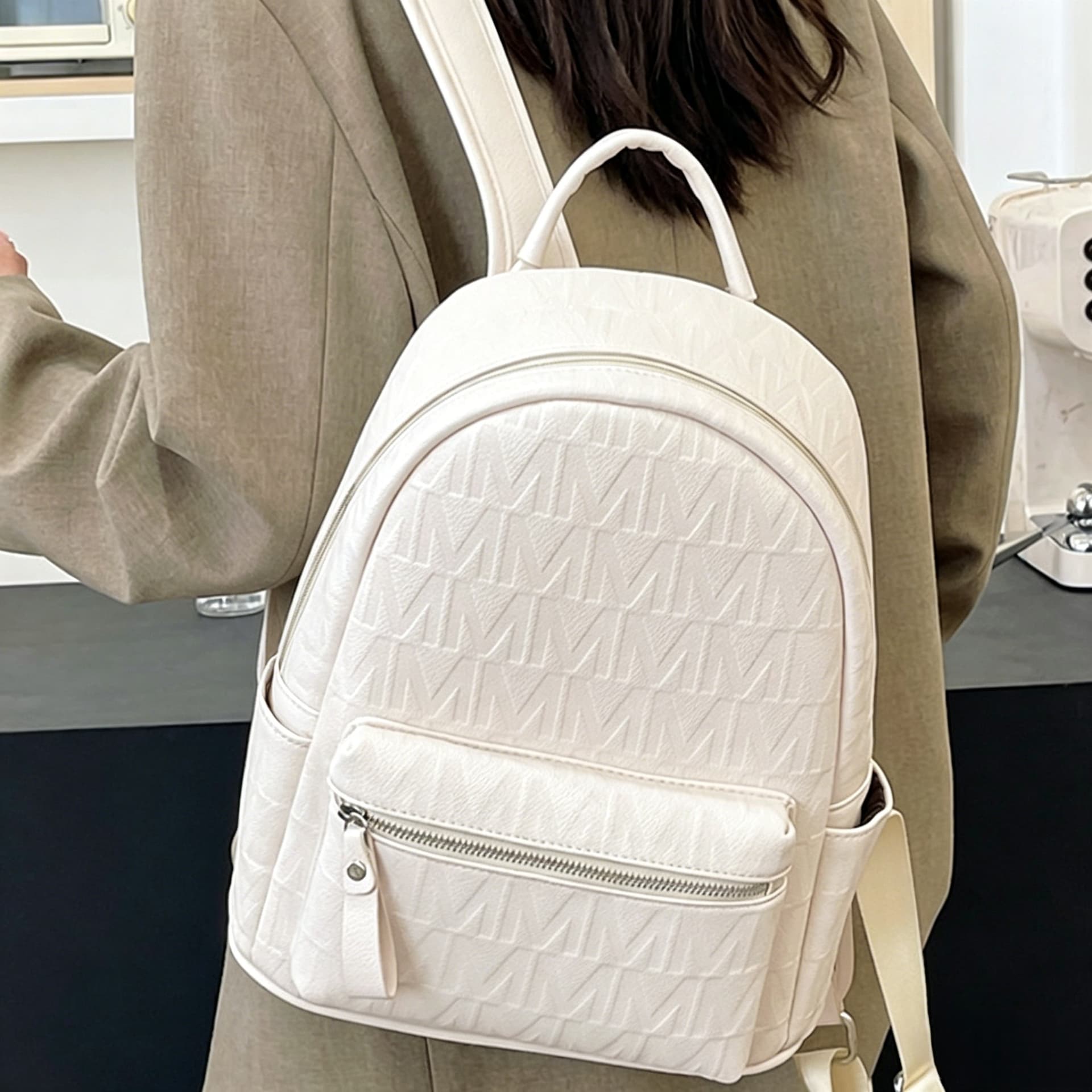 Рюкзак Tonlion ПУ (полиуретан) Рюкзаки Обычный (стандартный) Women's White - изображение 3