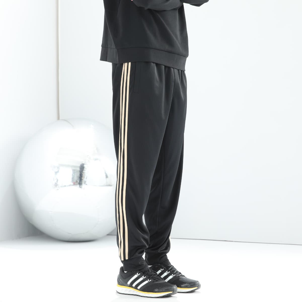 Штаны Adidas Повседневные штаны Мужские Черный Золото - изображение 2