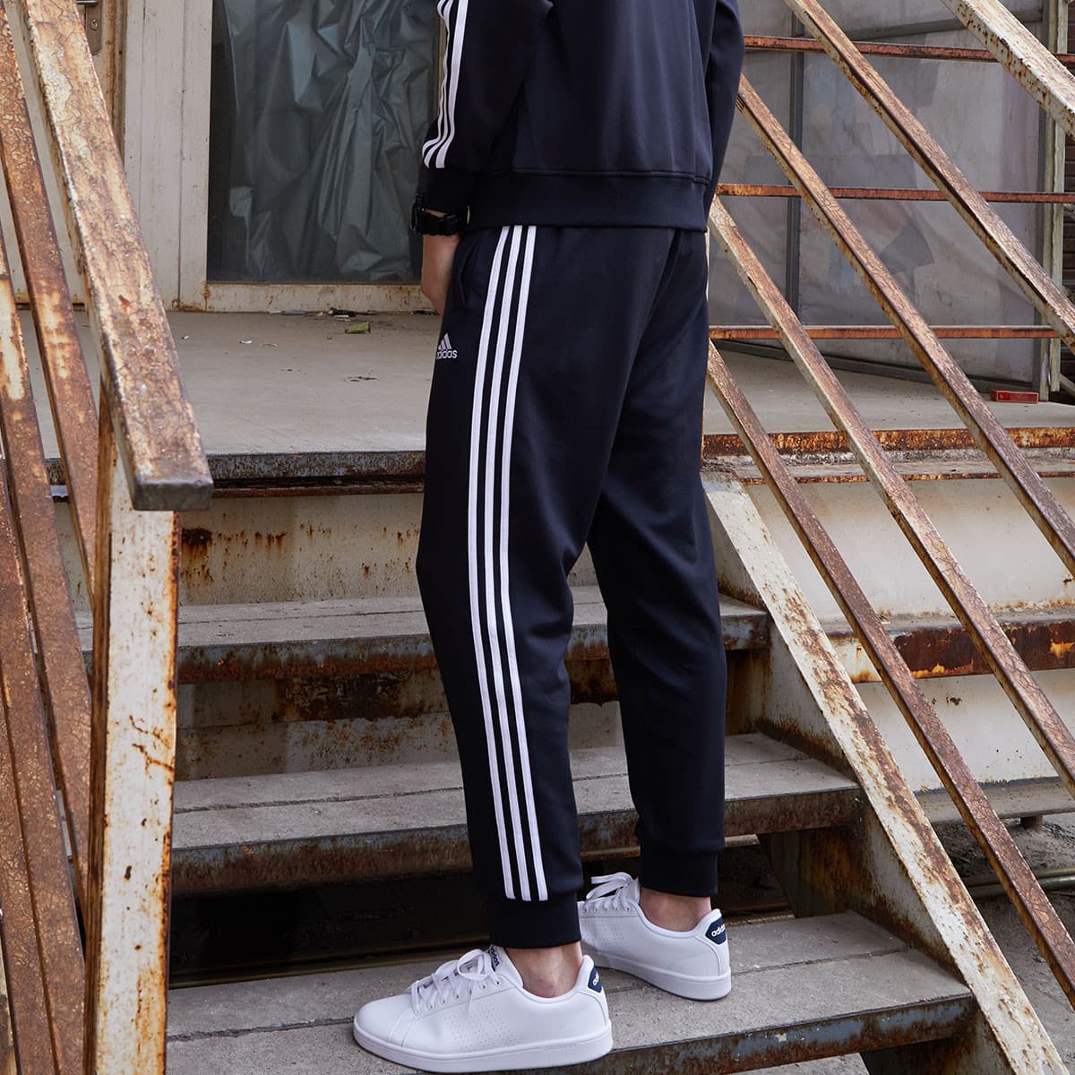 Штаны Adidas Повседневные брюки Мужской Черный - изображение 2