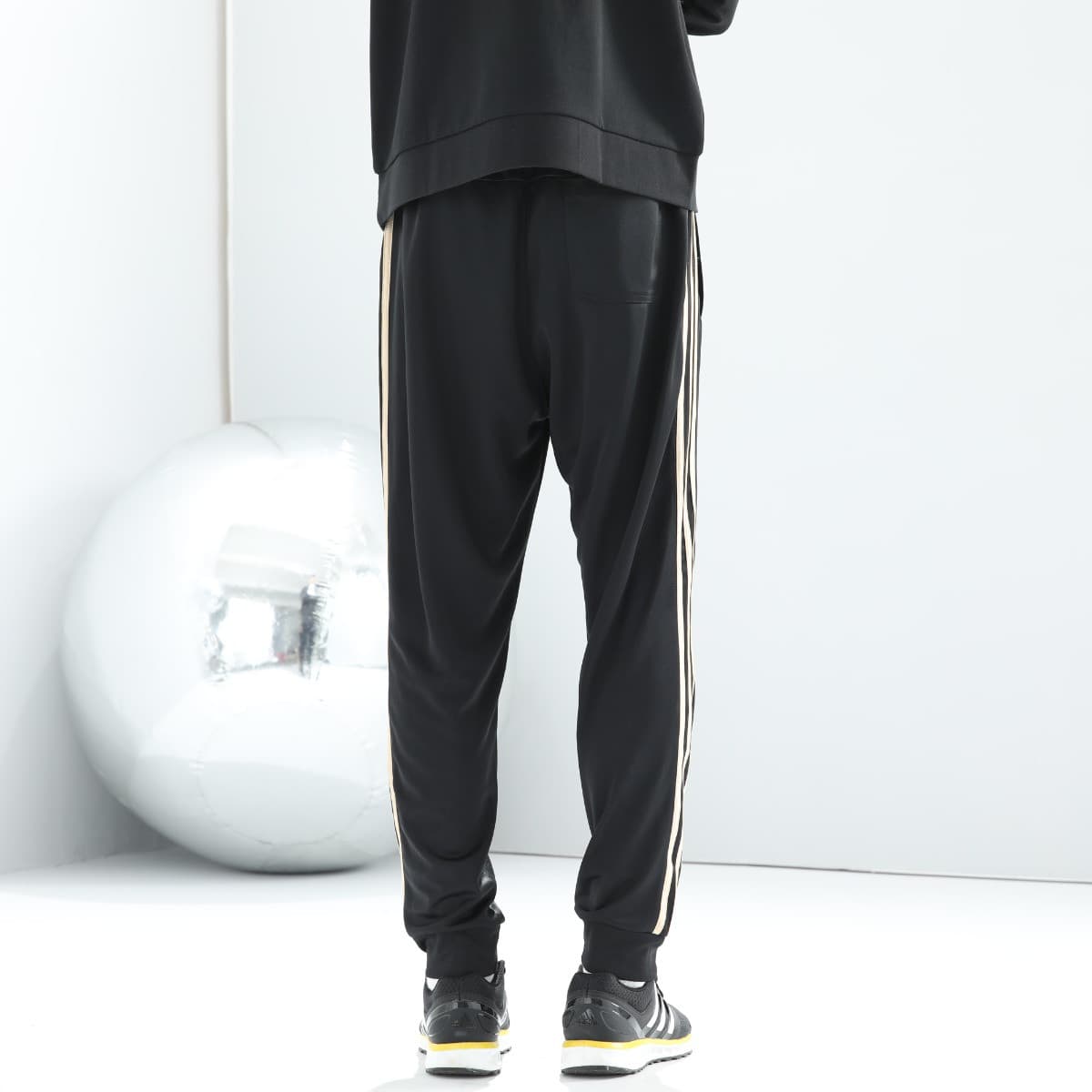 Штаны Adidas Повседневные штаны Мужские Черный Золото - изображение 5