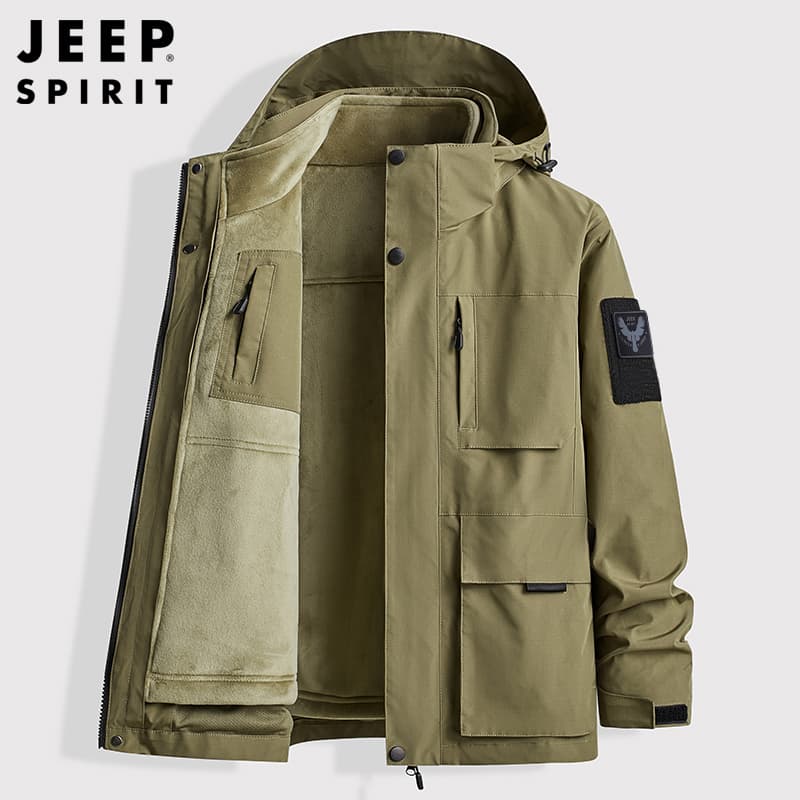 Ветровка JEEP SPIRIT Leisure Collection Двухкомпонентный комплект "Магия Цветов" Тренчкот Унисекс - изображение 3
