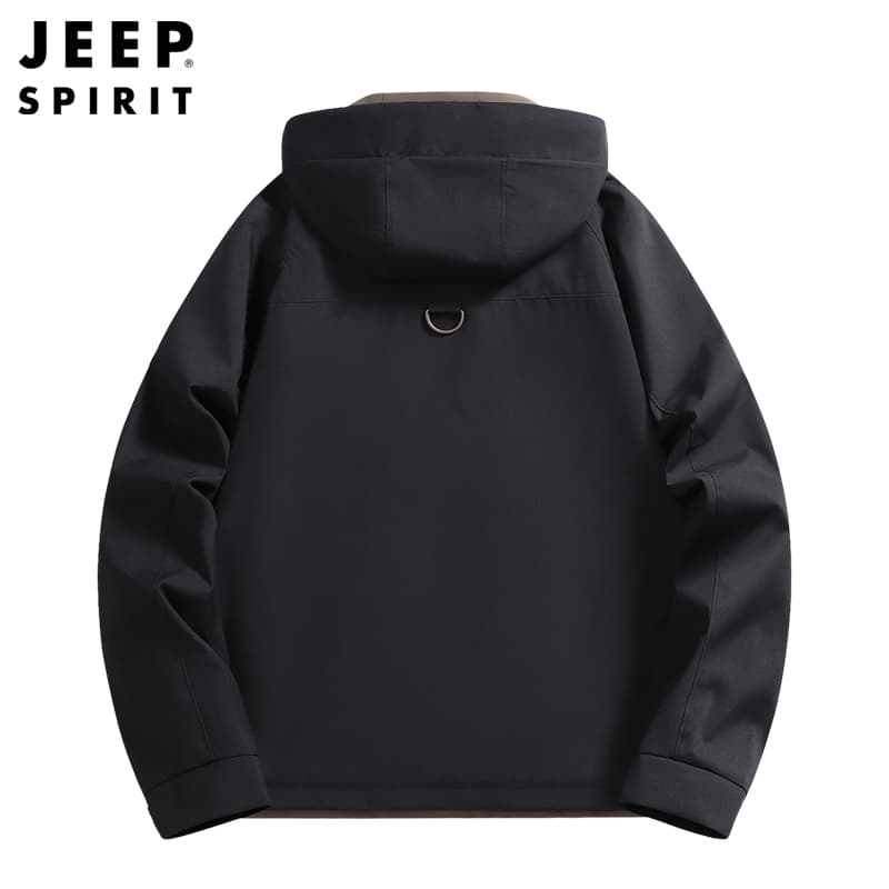 Демисезонная куртка JEEP SPIRIT Горный многофункциональный городской путешествие коммутирование 3 в 1 ветровка унисекс - изображение 2