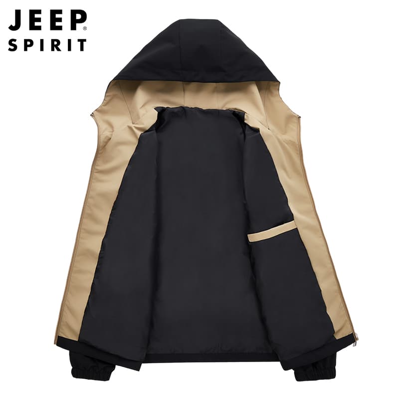 Куртка JEEP SPIRIT Outdoor Trail Running Куртка с капюшоном Мужская - изображение 3