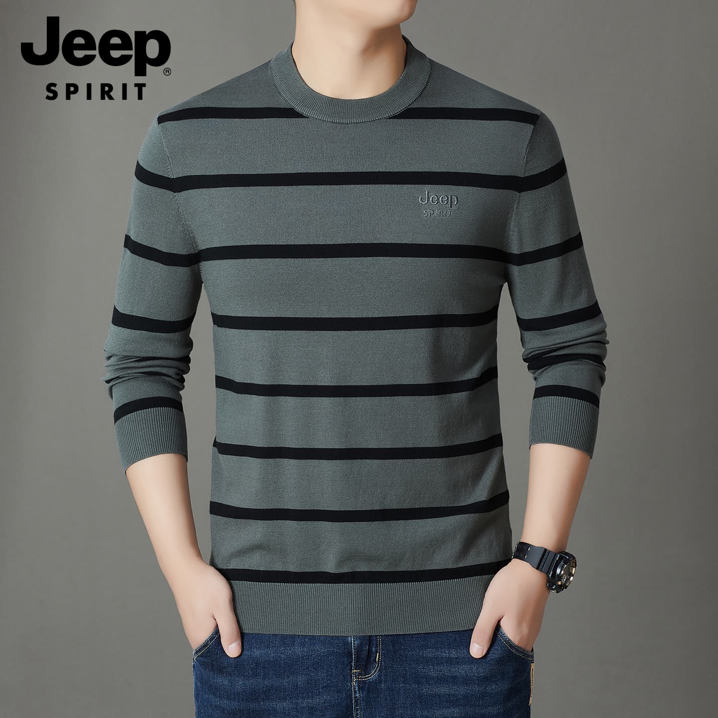 Кофта JEEP SPIRIT Leisure Collection Свитер Унисекс - изображение 2