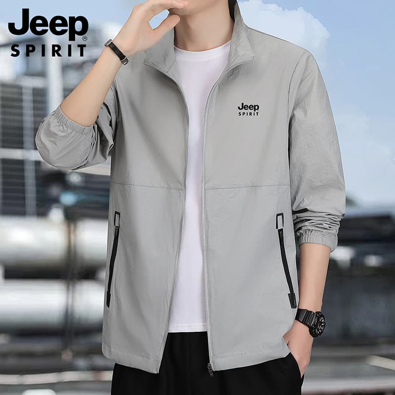 Легкая ветровка JEEP SPIRIT Leisure Collection Мужская одежда для защиты от солнца - изображение 3