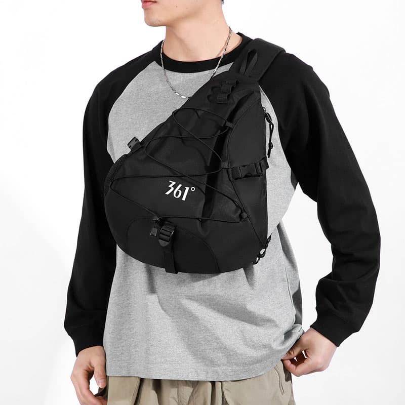 Нагрудная сумка 361° Слинг сумки Black Unisex - изображение 7