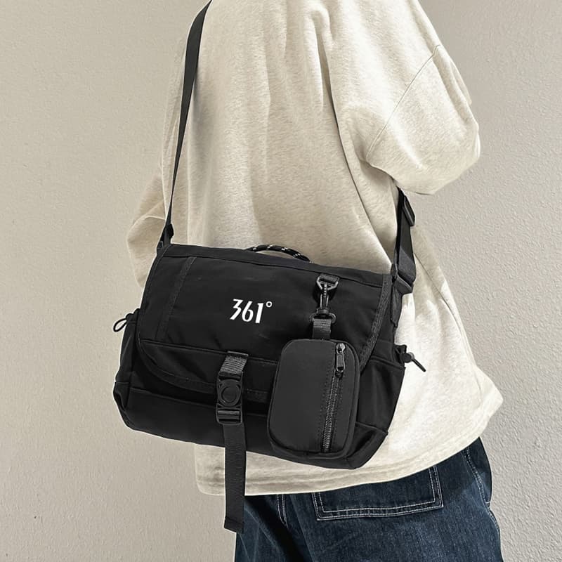 Сумка через плечо 361° Crossbody Bag Black (Брелок включен) Unisex - изображение 7