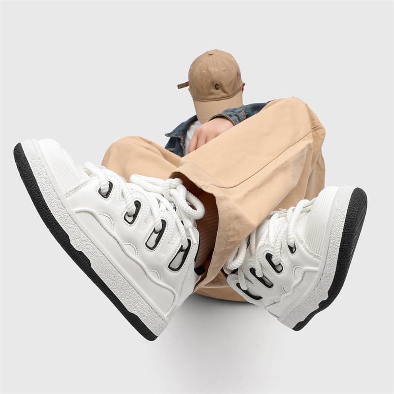 Кроссовки B.DUCK Fall Winter Urban German Army Trainers Collection Модный Белый Кроссовки - изображение 6