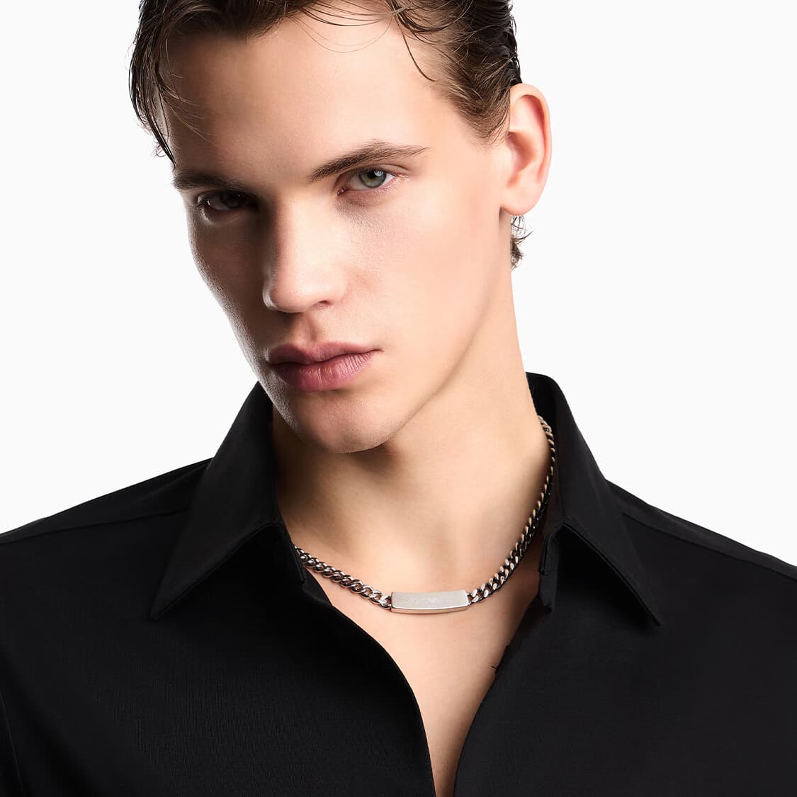 Ожерелье EMPORIO ARMANI Нержавеющая сталь Цепочки и ожерелья Мужской - изображение 4