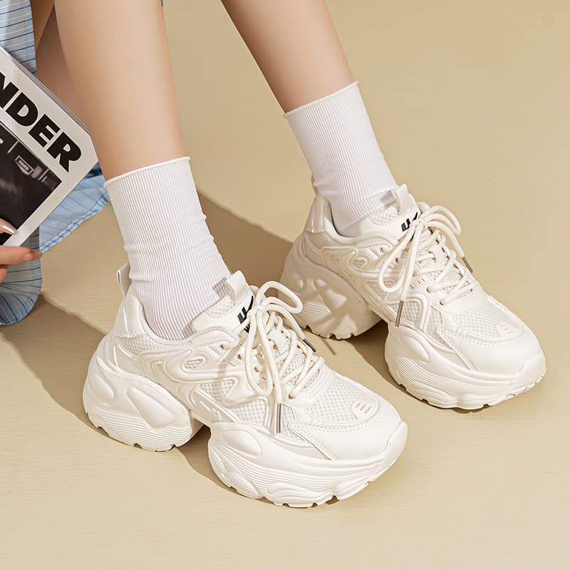 Кроссовки Warrior Винтажные массивные кроссовки противоскользящие дышащие легкие увеличивающие высоту низкие спортивные туфли - изображение 6