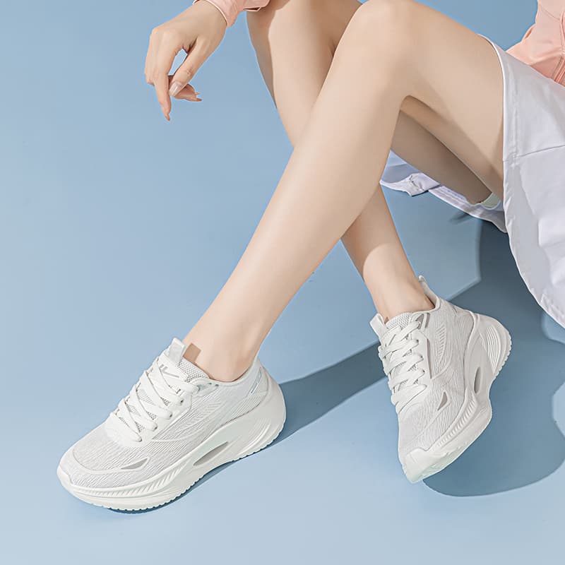 Кроссовки для бега WARRIOR Low Топ Повседневные кроссовки для бега Women's White Серый - изображение 8