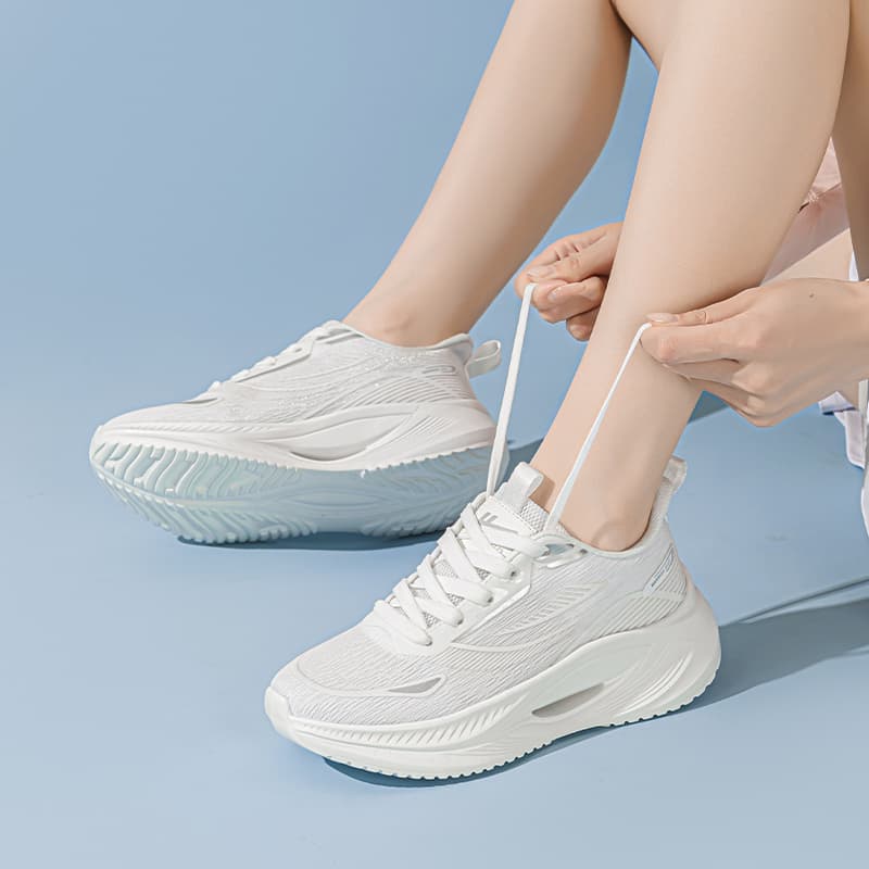Кроссовки для бега WARRIOR Low Топ Повседневные кроссовки для бега Women's White Серый - изображение 7