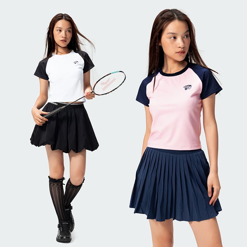 Kawasaki Vintage Collection Падел-бадминтон Джерси Женские Белый Черный - изображение 4