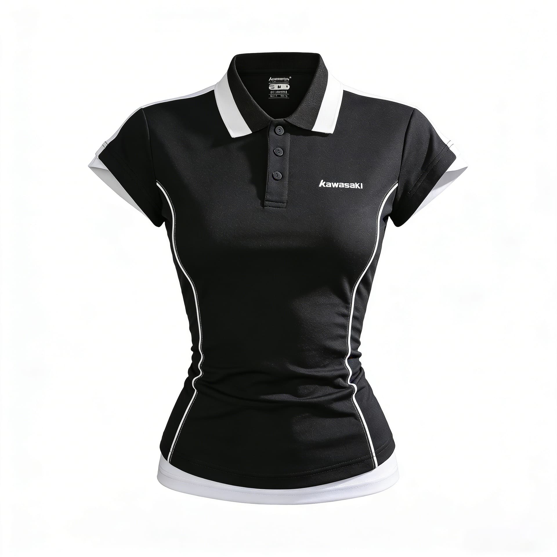 Kawasaki Дышащий тонкий женский топ для бадминтона с влаговпитывающей серии Slim Waist - изображение 3