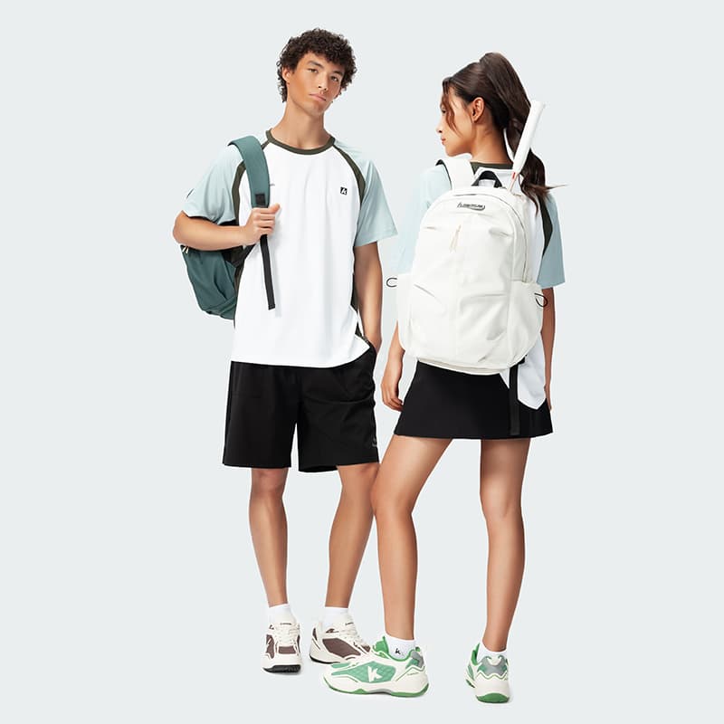 Рюкзак Kawasaki Vintage Collection Ткань Рюкзак Унисекс Белый Зеленый Фиолетовый - изображение 9