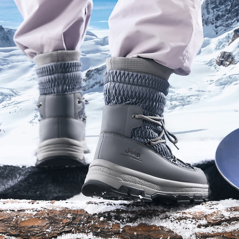 Ботинки зимние Jeep Snow Boots Gray - изображение 8