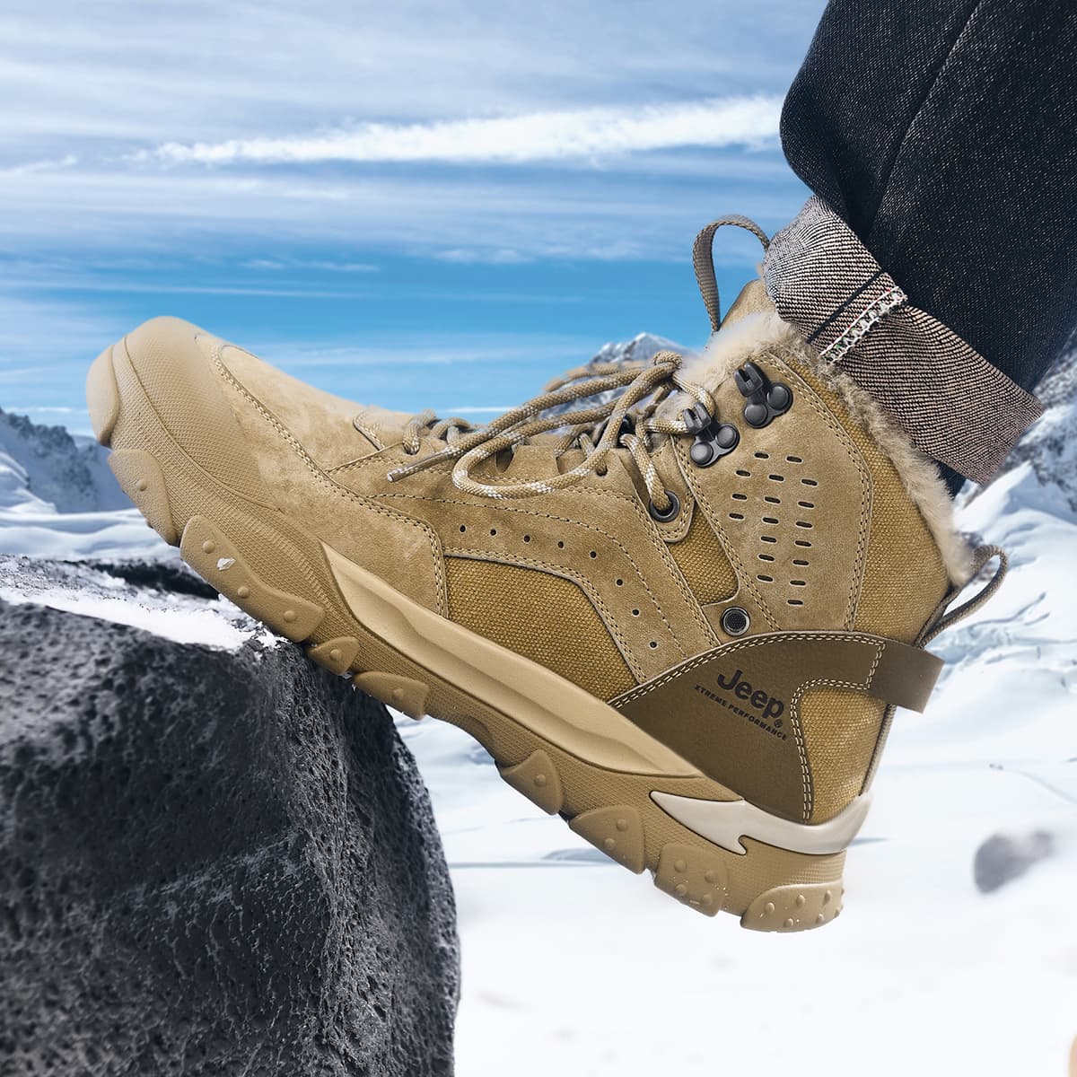 Ботинки зимние Jeep Snow Boots Brown - изображение 7