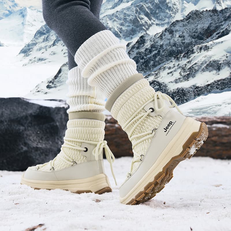 Ботинки зимние Jeep Snow Boots White - изображение 7