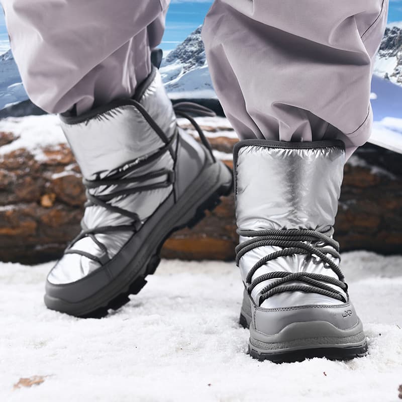 Ботинки зимние Jeep Snow Boots Silver Grey - изображение 8
