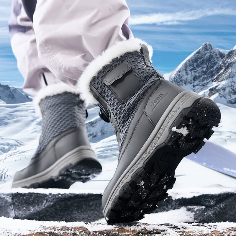 Ботинки зимние Jeep Snow Boots Grey - изображение 8