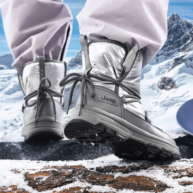 Ботинки зимние Jeep Snow Boots Silver Grey - изображение 7