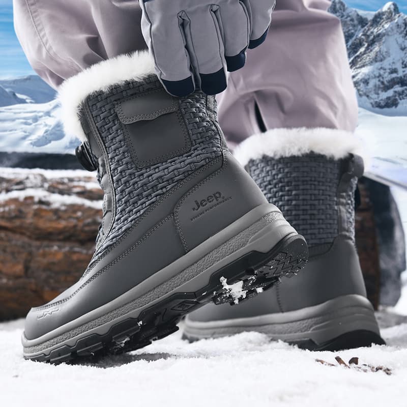 Ботинки зимние Jeep Snow Boots Grey - изображение 7