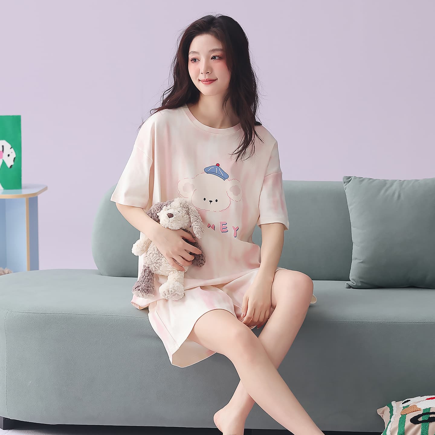 Пижама MIIOW Pink Women's Pajama Sets MIIOW Розовый Женский Комплект Пижам - изображение 6