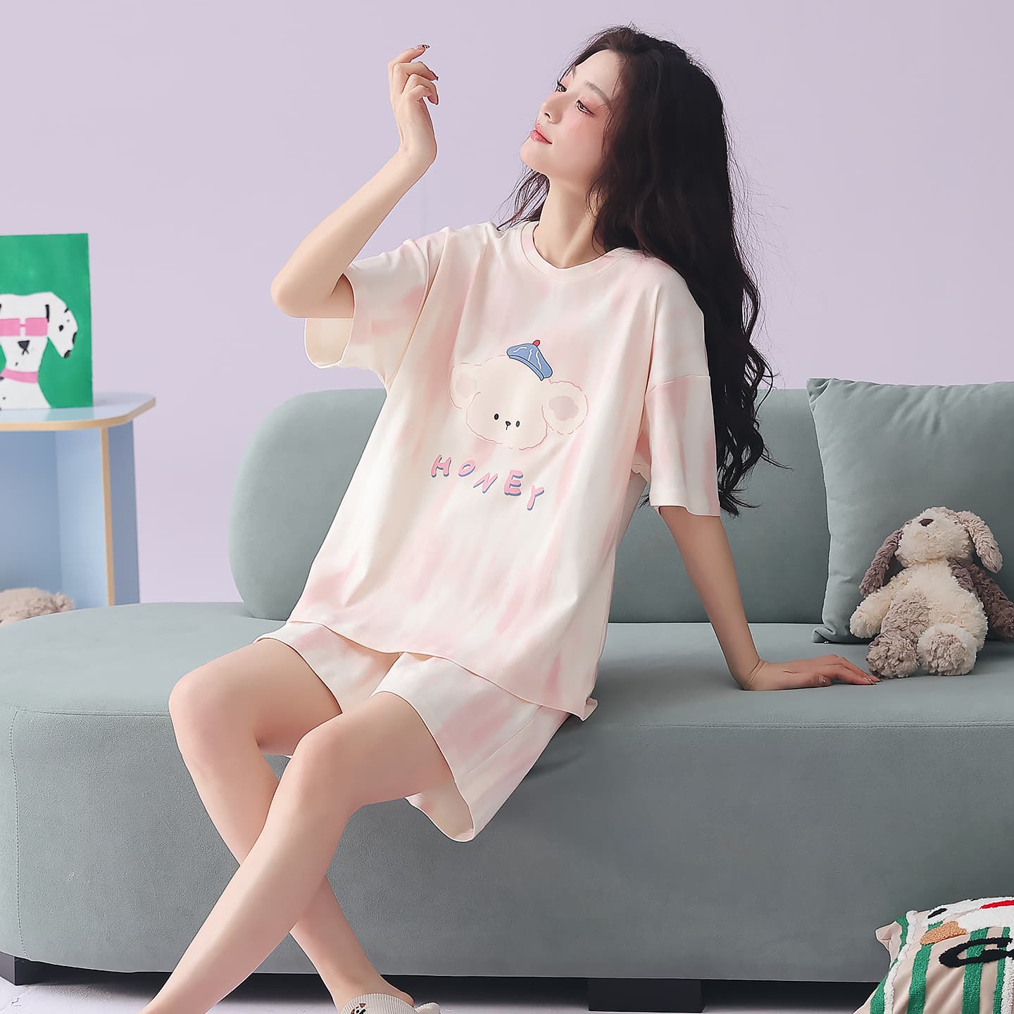 Пижама MIIOW Pink Women's Pajama Sets MIIOW Розовый Женский Комплект Пижам - изображение 4