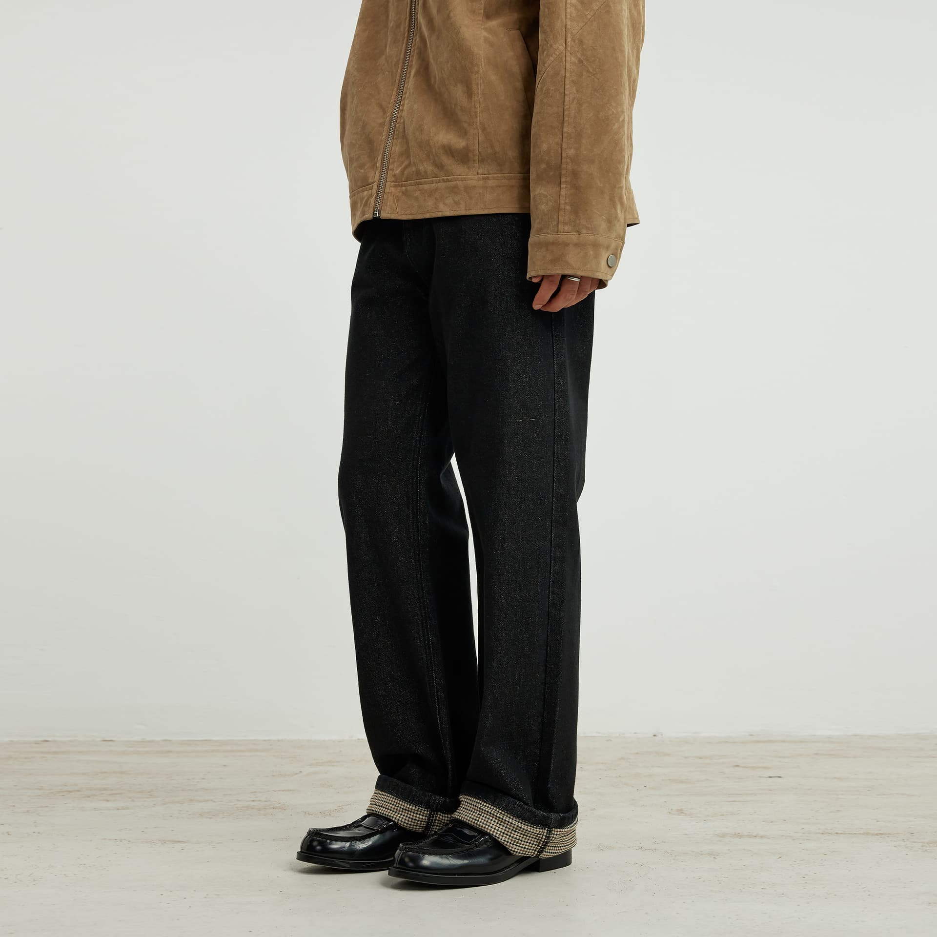 Штаны XINYINSU 25FW Джинсы Унисекс Парный - изображение 5