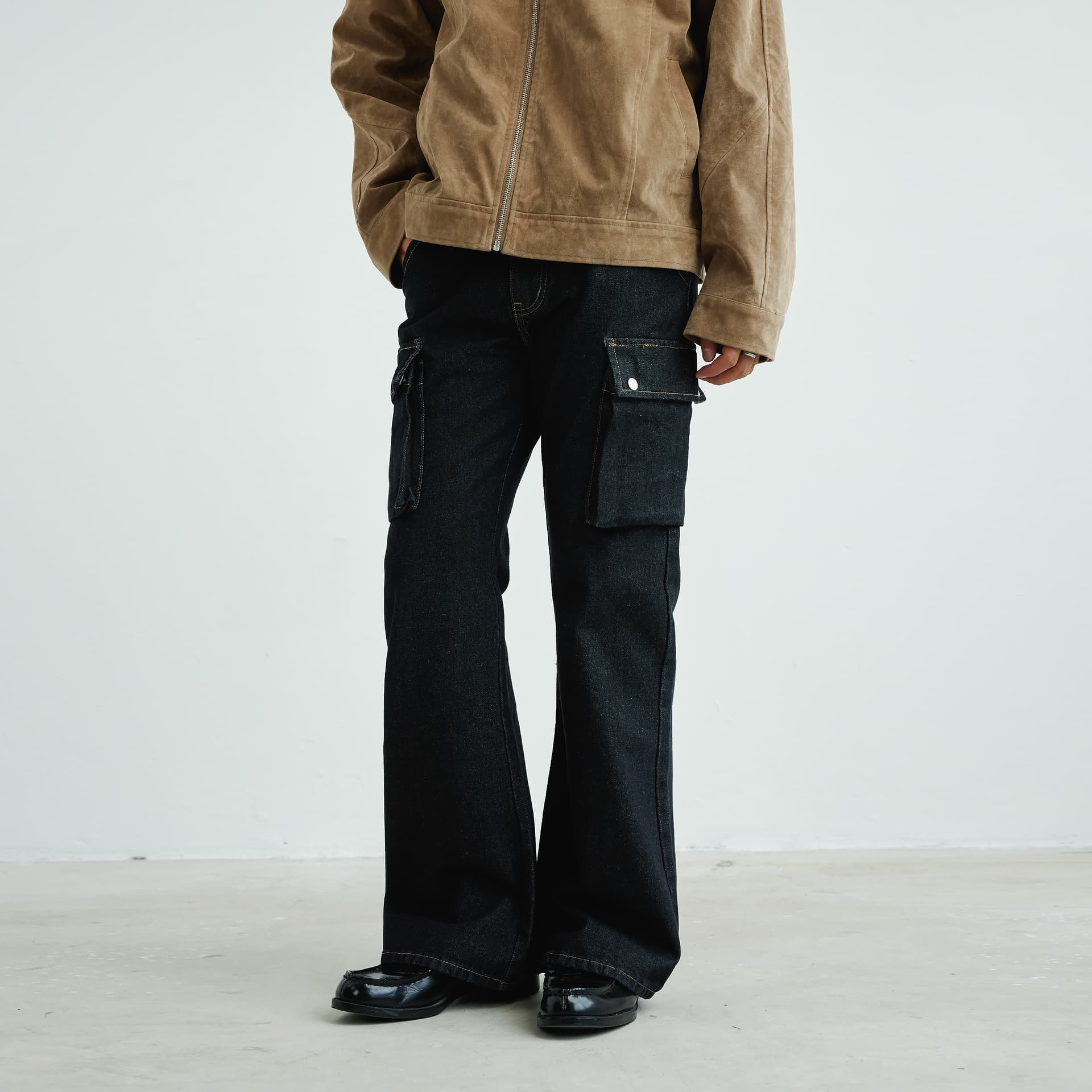 Штаны XINYINSU 25FW Джинсы Унисекс Деним Оригинальный - изображение 4
