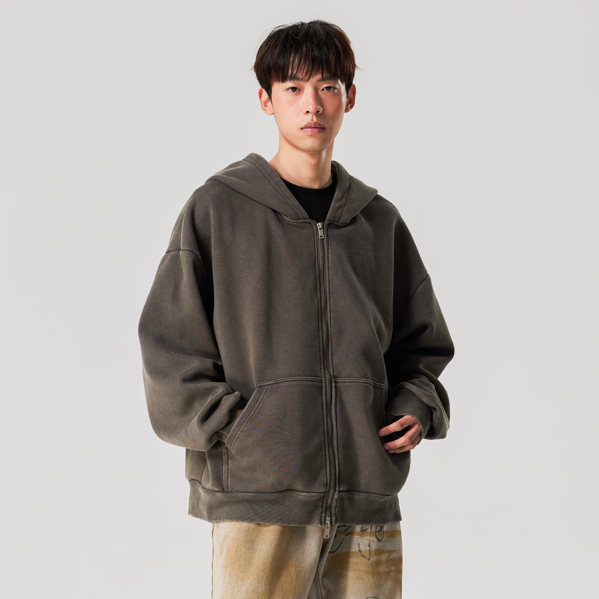 Худи XINYINSU FW24 Толстовка Унисекс Винтаж - изображение 4