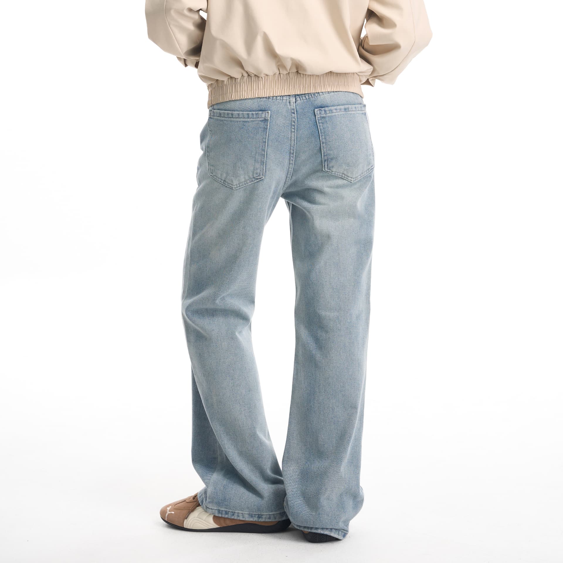 Штаны XINYINSU Blue Unisex Jeans XINYINSU Синий Унисекс Джинсы - изображение 5